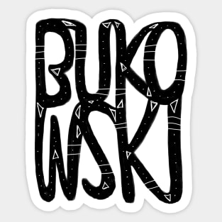 Bukowski Sticker